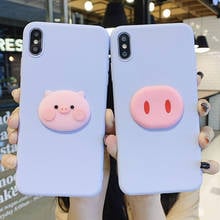 Cartoon 3D Pig phone case For xiaomi redmi note 9S 6 7 8 pro 8T 8A 7A K20 5 Plus 4A 4X 5A 6A Back Cover For redmi note 5A cases 2024 - buy cheap