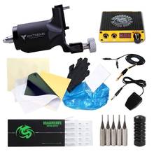 Extreme Motor Rotary Tattoo Machine Kit Mix Needle Footpedal Set Top Power Supply Accessories 2024 - buy cheap