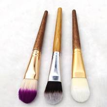 Bamboo Handle Mask Brush Foundation Brush Cosmetic Tool Concealer BB Cream Foundation Liquid Brush Makeup Tool 1Pcs* 2024 - buy cheap