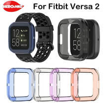 Funda transparente de TPU suave para Fitbit versa 2, funda protectora para reloj inteligente, FitBit Versa, 2 marcos 2024 - compra barato