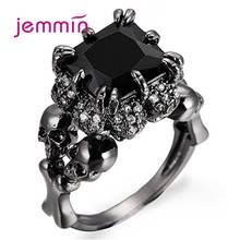 New Arrival Gothic Punk Style Men/Women 925 Steling Silver Finger Ring Vintage Hip Hop Skull Rings For Birthday Party Jewelry 2024 - buy cheap