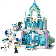 Conjunto de blocos de construção de castelo, blocos de montar para meninas série do mundo de neve o gelo mágico brinquedo de menina amigo lepining 41148 2024 - compre barato