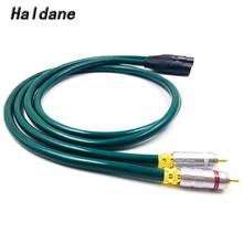 Haldane Pair HIFI Type-016 RCA to XLR Female Balacned Interconnect Cable 3pin XLR to RCA Audio Cable with FURUTECH FA-220 2024 - buy cheap