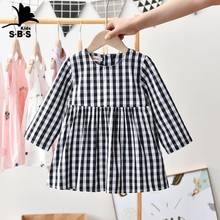 Children's Long-sleeved Princess Dress 2020 New Arrival Spring and Autumn Girls Plaid Dress Baby Girls Petticoat Children's Wear 2024 - buy cheap