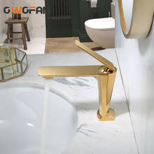 Solid Brass Faucet Bathroom Basin Faucet Deck Mounted Vanity Mixer Faucet Plumbing Fixture Flow Spout Faucet S79-373 2024 - buy cheap