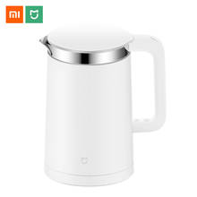 Электрический чайник Xiaomi Mijia, умный кухонный чайник с контролем температуры, 1,5 л, с теплоизоляцией 2024 - купить недорого