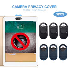 3 шт. ультратонкие Камера щит наклейки для ноутбуков ПК планшетный ПК мобильных анти-хакер подглядывания защиты конфиденциальности Обложка 2024 - купить недорого