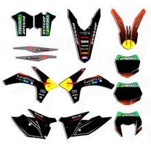 Adesivo de decalque gráfico para motocross, adesivo para ktm exc 2012 2013 2011 xc 2011 sx sxf 2012 125 200 250 300 350 450 2024 - compre barato