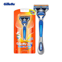 Cuchillas de afeitar Gillette Fusion para hombres, herramienta de afeitado de pelo profesional, cómoda, 5 capas, importada de Alemania, oferta 100% 2024 - compra barato