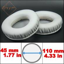 Soft Thick Memory Foam Cushions Replacement Ear Pads Headphone White ALL Size 2024 - buy cheap