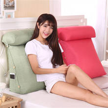 Sofa Cushion Back Pillow Bed Backrest Office Chair Pillow Support Waist Cushion Lounger TV Reading Lumbar Cushion Home Decor 2024 - buy cheap