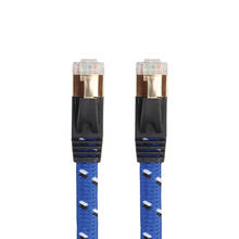 Cat7 Ethernet Cabo Cabo De Remendo de Rede LAN Para O PC Portátil 5gbps 10 RJ45 LOTE 2M 3M 2024 - compre barato