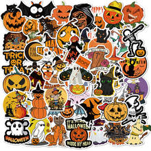 10/30/50PCS Kawaii Halloween Pumpkin Stickers Bike Skateboard Guitar Laptop Luggage Classic Toy Decal Joke Sticker Kids Gift 2024 - buy cheap