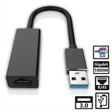 Прямая поставка, адаптер USB Ethernet, сетевая карта USB 3,0 к USB RJ45 Lan для ПК Windows 10 Xiaomi Mi Box 3/S 2024 - купить недорого