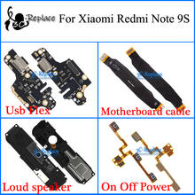 Cable de placa base flexible Usb para Xiaomi Redmi Note 9S, Cable flexible de encendido y apagado, M2003J6A1G 2024 - compra barato