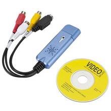 Устройство видеозахвата USB 2,0, VHS VCR TV к DVD конвертер для Mac OS X PC Windows 7 8 10 2024 - купить недорого