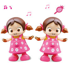 Girls Electric Walking Dancing Singing Baby Dolls Toys Girls Doll Light Music Baby Reborn Dolls for Baby Toys Girls Gifts 2024 - купить недорого