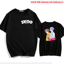 Camiseta feminina do infinito kawaii sk8, camiseta de verão para mulheres, anime japonês, sombra de neve, reki joe cereja, adão, miya, harajuku 2024 - compre barato