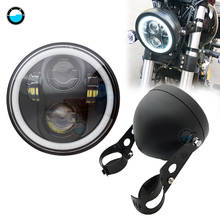 5 3/4" led motorcycle headlight h4 led 5.75 inch Led Headlight waterproof Led Headlamp For Dyna Sportster Softail. 2024 - buy cheap
