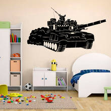 Adesivo de parede infantil com tanque de vinil, arte para o quarto e decoração de casa de alta qualidade, mural de parede llhexagonal 2024 - compre barato