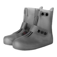 Водонепроницаемые непромокаемые бахилы Нескользящие Толстые ПВХ прозрачные непромокаемые сапоги для защиты обуви от пыли ZJ55 2024 - купить недорого