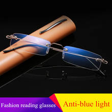 Unisex Reading Glasses with Pen Tube Case Portable Presbyopic Glasses Metal Case Spring Hinge Eyeglasses Vision Care +1.00~+4.00 2024 - buy cheap