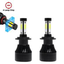 Bombilla LED para faro delantero de coche, Luz antiniebla DE 12000LM, 9005 K, 6000K, 4300K, H4, H7, H11, H8, HB4, H1, H3, 8000, HB3, X3 2024 - compra barato