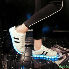 Zapatos luminosos Led para Hombre y niña, zapatillas de deporte Unisex, 1 color, brillantes 2024 - compra barato