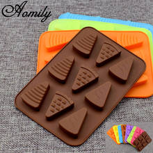 Aomily-Molde de silicona 3D para hornear Chocolate, gelatina, caramelo, barra de pastelería, bloque de hielo, jabón 2024 - compra barato