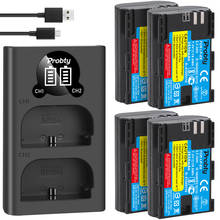 Lp e6 lpe6 LP-E6 e6n bateria 2650mah + led carregador duplo para canon eos 5ds r 5d mark ii 5d marca iii 6d 7d 80d eos 5ds r câmera 2024 - compre barato