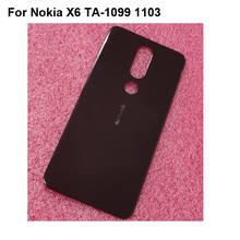 For Nokia X6 TA-1099 TA-1103 Back Battery Cover Rear Door Housing case Rear Glass parts For Nokia X 6 2024 - buy cheap