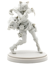 Kits de modelos de figuras de resina KD de 30mm, Serie de diosa soldado de la belleza sin montar, sin pintar, C514 2024 - compra barato