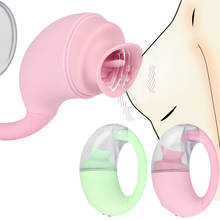 Sucking Breast Massager Tongue Nipple Vibrator Sex Toys For Woman Clitoris Stimulator For Female Musturbation Adults Sex Toys 2024 - buy cheap