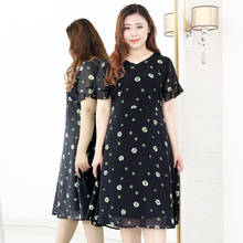 summer Chiffon Dress large size women dress 4XL to 10XL thin Midi long Plus Size Dresses Elegant Party Robes T20327 2024 - buy cheap