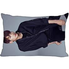 Hot Park Hyung Sik Printed Satin Pillowcases Two sides Standard Silk Soft Rectangle  zipper pillowcover More size Custom LOGO 2024 - buy cheap