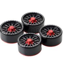 1.9 Inch 4Pcs Alloy Beadlock RC Wheel Rims Hub For RC 1/10 RC Rock Crawler Car Jimny TRX4 CC01 TF2 Axial SCX10 II MST D90 D110 2024 - buy cheap