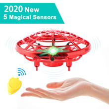 Mini Drone UFO RC Drone Hand Operated RC Helicopter Quadrocopter Infrared Induction Aircraft Flying Ball Toys For Kids 2024 - buy cheap