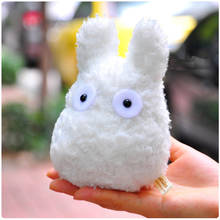 Muñeco de peluche de 10cm, muñeco de peluche blanco frío, Gato de My nethern Totoro 2024 - compra barato