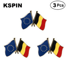 EU &  Belgium Frendship Lapel Pin Brooches Pins Flag badge Brooch Badges 2024 - buy cheap