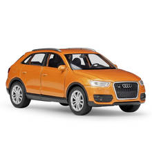 Carro audi q3 q7 welly 1/36 brinquedo de carro em liga metálica 2024 - compre barato