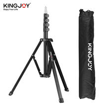 KINGJOY Metal Tripod Light Stand 1/4 Inch Screw with Carry Bag for Photography Studio Reflector Softbox LED Video Light Umbrella 2024 - buy cheap