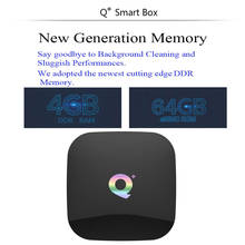Q Plus Android 9,0 TV Box 6K Smart TV Box 4 Гб Оперативная память 64 Гб Allwinner H6 Quad Core H.265 USD3.0 2,4G Wi-Fi Google Play store Youtube 2024 - купить недорого