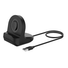 Watch Charging Cable High Quality Watch Charger Nonslip Silicone Charging Dock For Samsung Galaxy Watch 3 41mm 45mm Black White 2024 - buy cheap