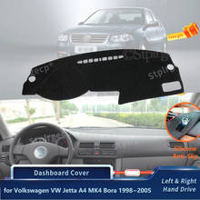 Capa protetora para painel de autos, capa antiderrapante de silicone para volkswagen vw jetta a4 mk4 bora 1998 a 2005 2024 - compre barato