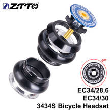 ZTTO MTB Bike Road Bicycle Headset 3434S 34mm EC34 CNC 1 1/8 28.6 Straight Tube fork Internal 34 Conventional Threadless Headset 2024 - buy cheap