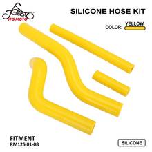 Motorcycle Silicone Hose Kit Radiator Heater Coolant Water Pipe For SUZUKI RM125 RM 125 2001 2002 2003 2004 2005 2006 2007 2008 2024 - buy cheap