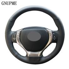 DIY Hand-stitched Black Artificial Leather Car Steering Wheel Cover for Lexus RX270 RX350 ES250 ES300h GS250 GS300h 2024 - buy cheap