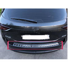 Car Styling For Mazda CX-5 CX5 2017-2019 REAR OUTER BUMPER PROTECTOR TRIM DOOR SILL SCUFF COVER PLATE ACCESSORIES 2024 - buy cheap