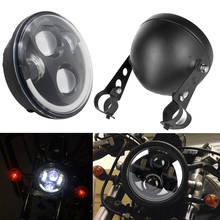 5 3/4" For Motor Headlight 5.75 " New For Street 750 moto LED Headlamp with Headlight Housing For Softail Dyna for Sportster 2024 - buy cheap