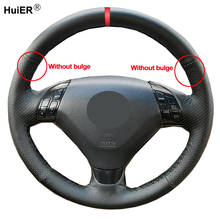 Hand Sewing Auto Car Steering Wheel Cover Wrap For Honda Accord 7 Coupe 2003 2004 2005 2006  2007(3-Spokes) Without Bulge Volant 2024 - buy cheap